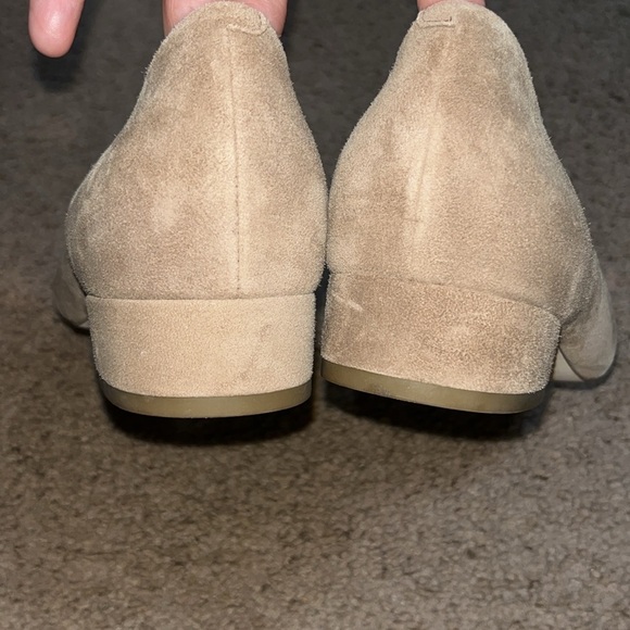 Cole Haan Grand Viola Skimmer Flat Suede Light Whiskey 10 - Picture 6 of 9